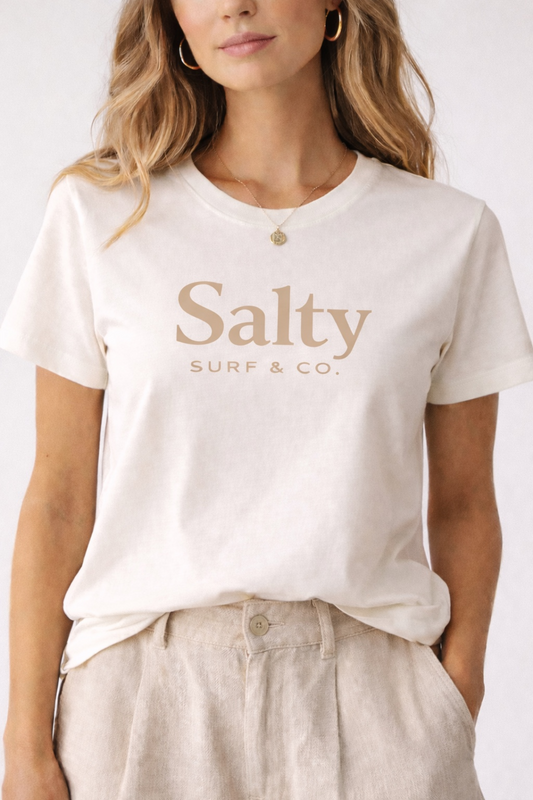Salty Surf Classic Design Tee