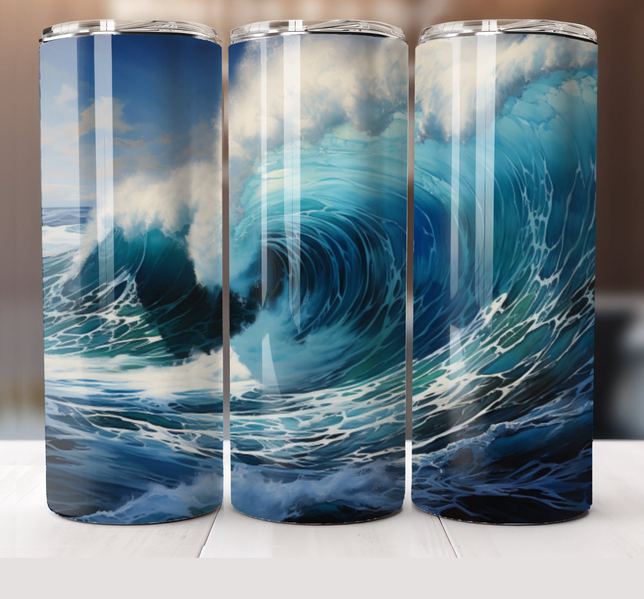 Ocean Wave Edition | Thermal Tumbler
