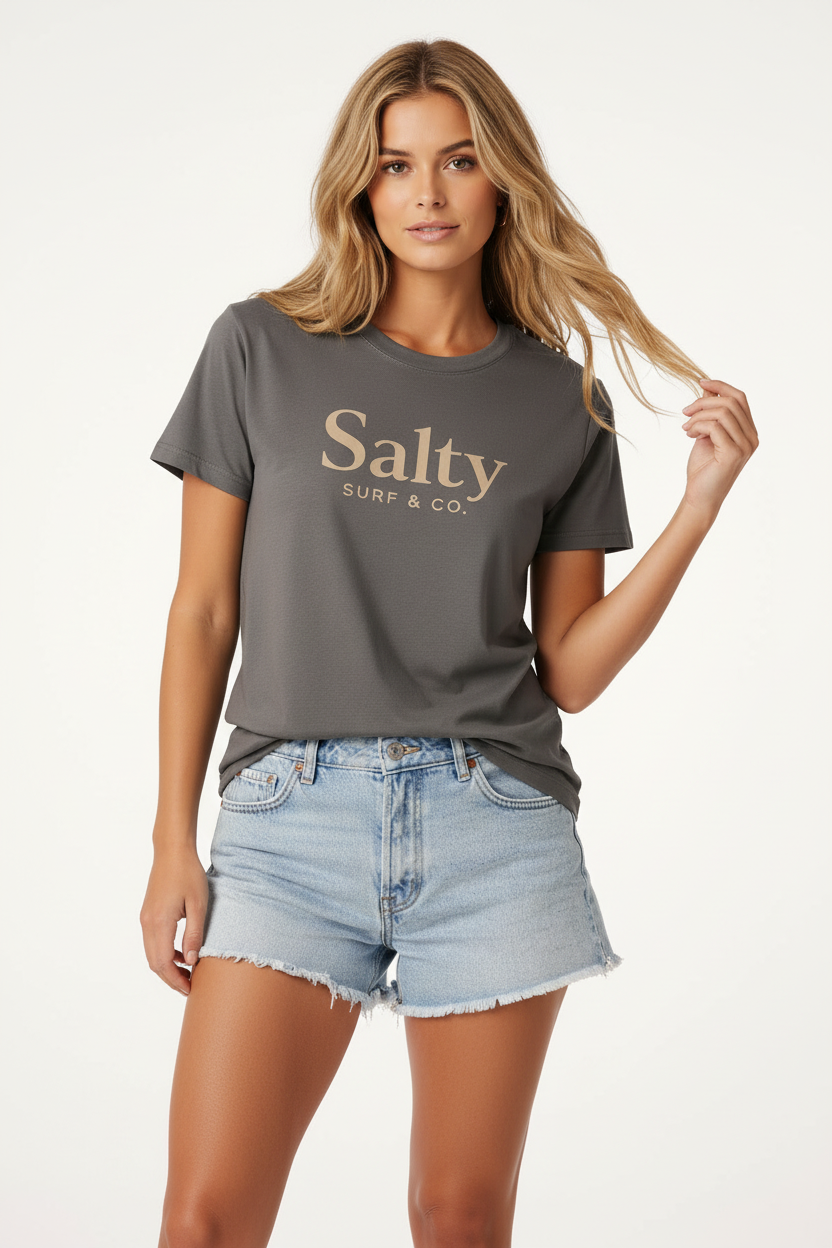 Salty Surf Classic Design Tee