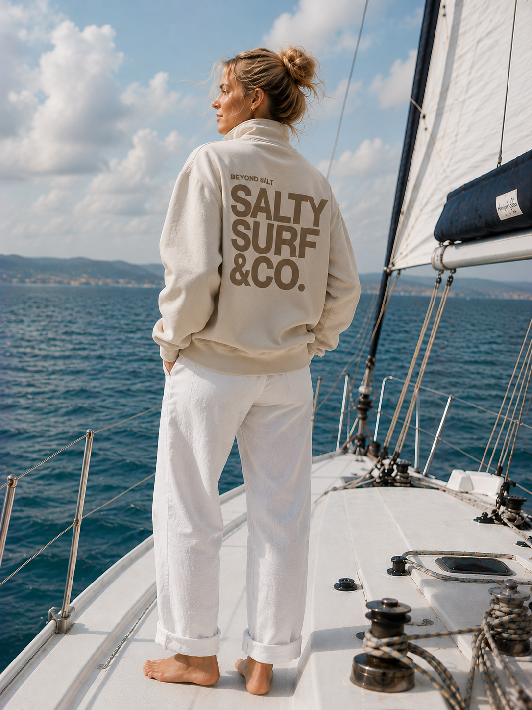Beyond Salt Women’s Half Zip Crew