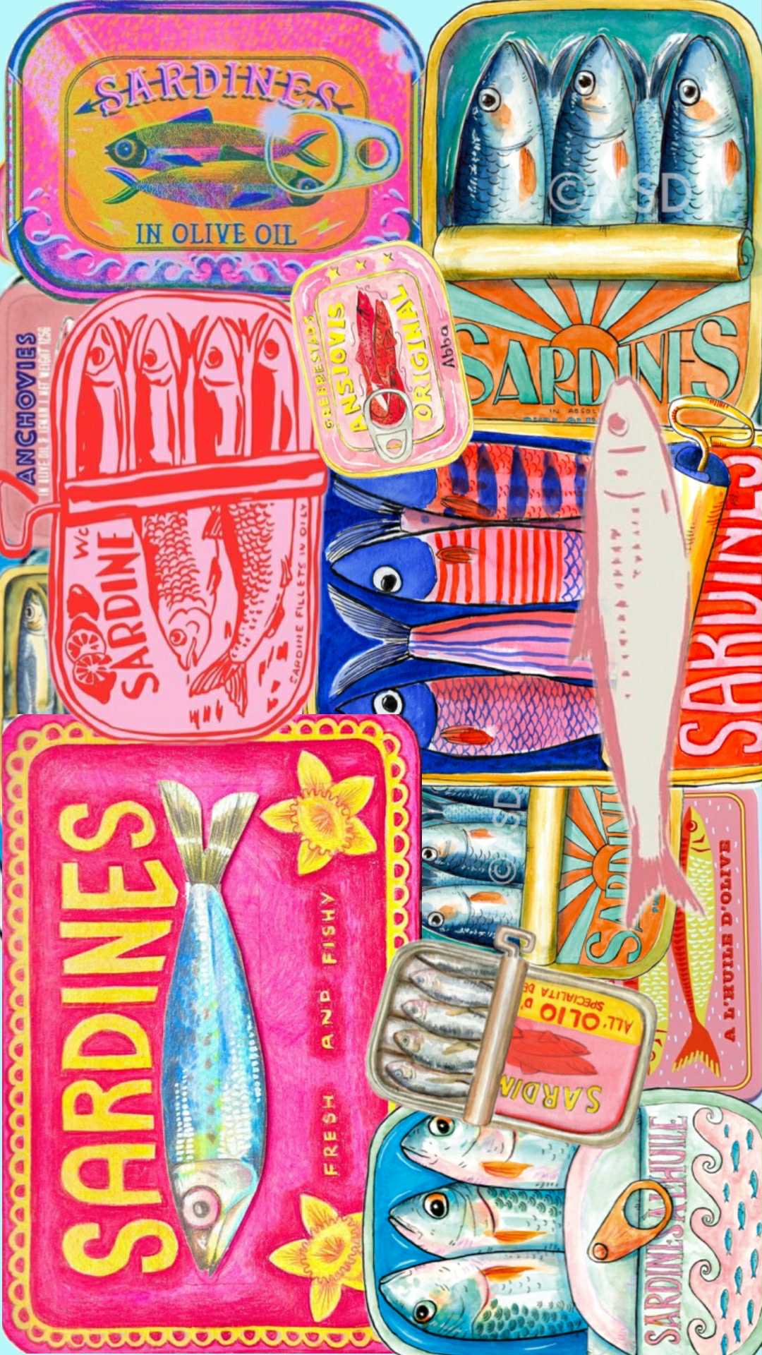 Sassy Little Sardines | Phone Cover