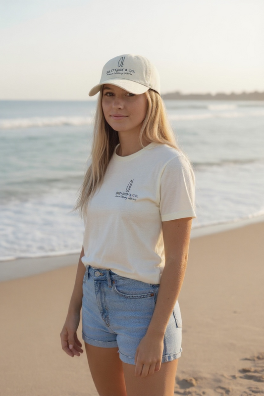 Women’s Premium Tee | Salty Surf & Co. Minimal Logo