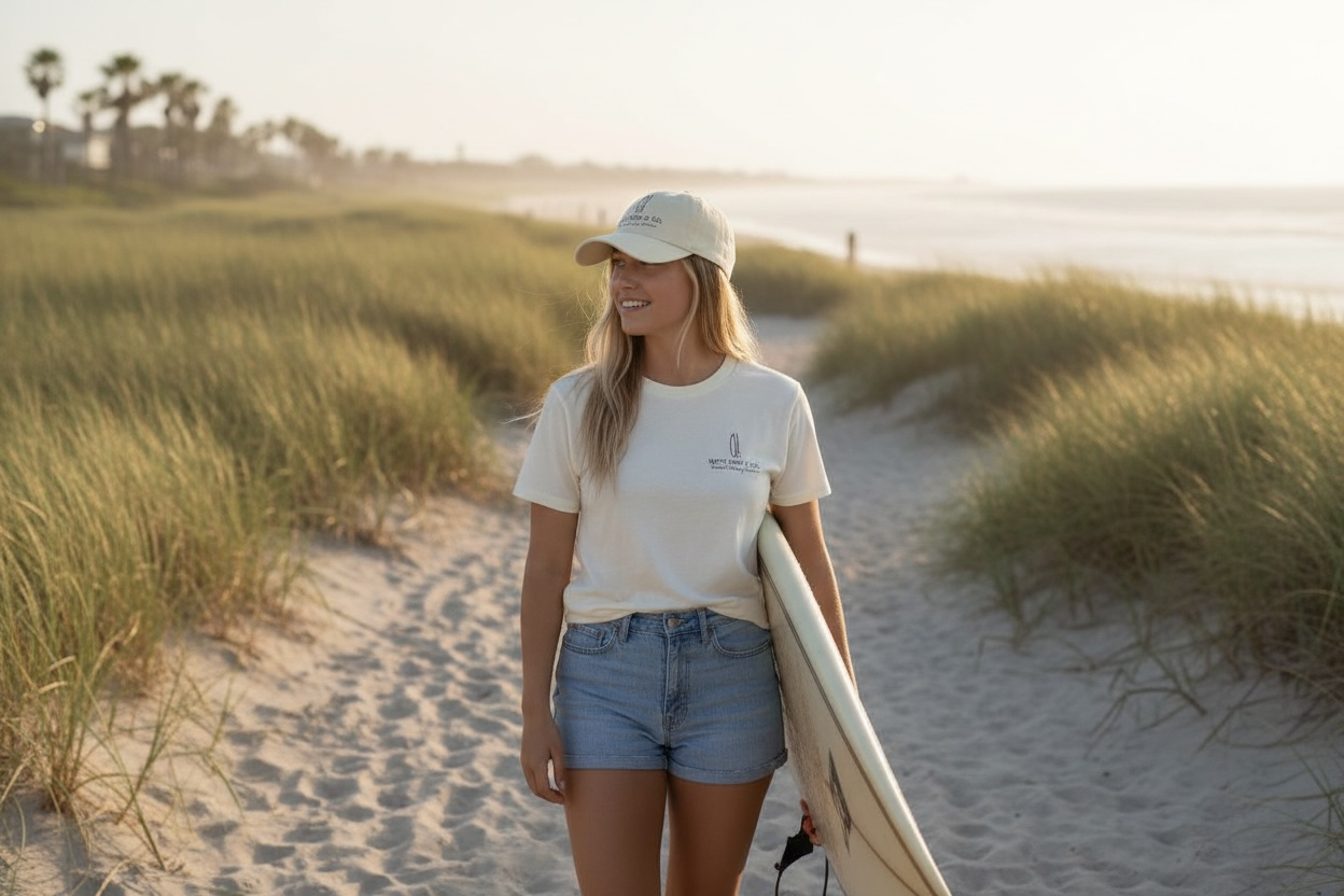 Women’s Premium Tee | Salty Surf & Co. Minimal Logo