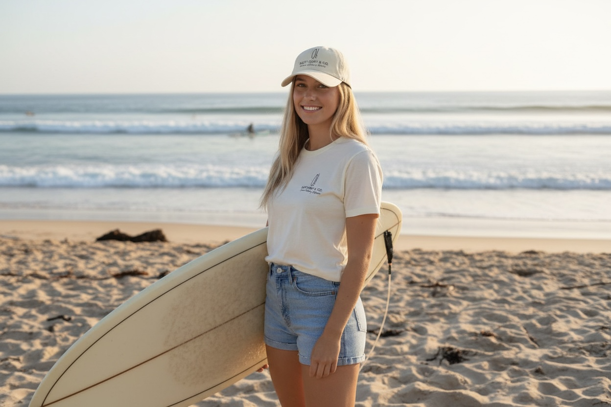 Women’s Premium Tee | Salty Surf & Co. Minimal Logo