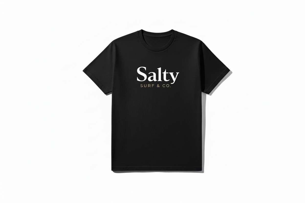 Salty Surf Classic Design Tee