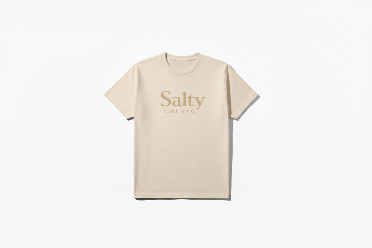 Salty Surf Classic Design Tee