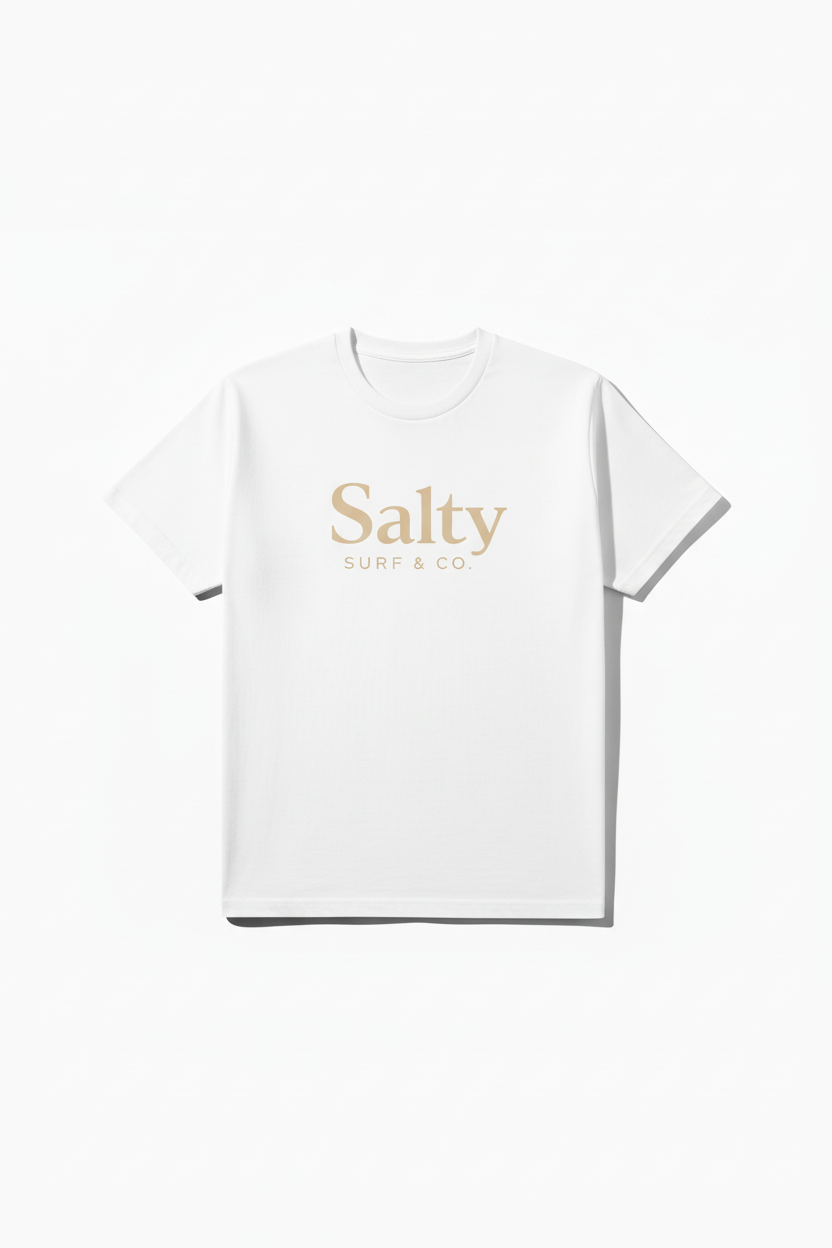Salty Surf Classic Design Tee