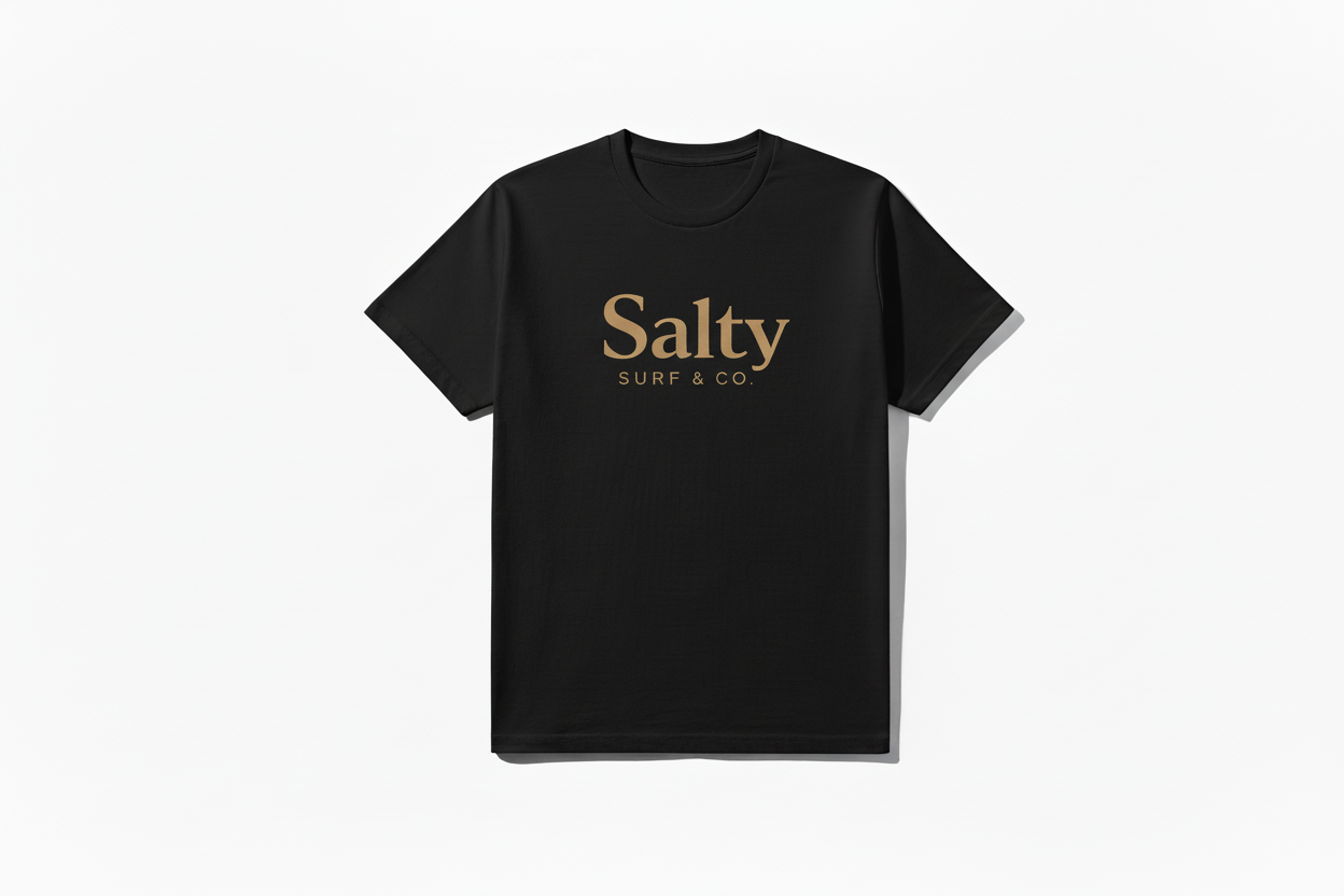 Salty Surf Classic Design Tee