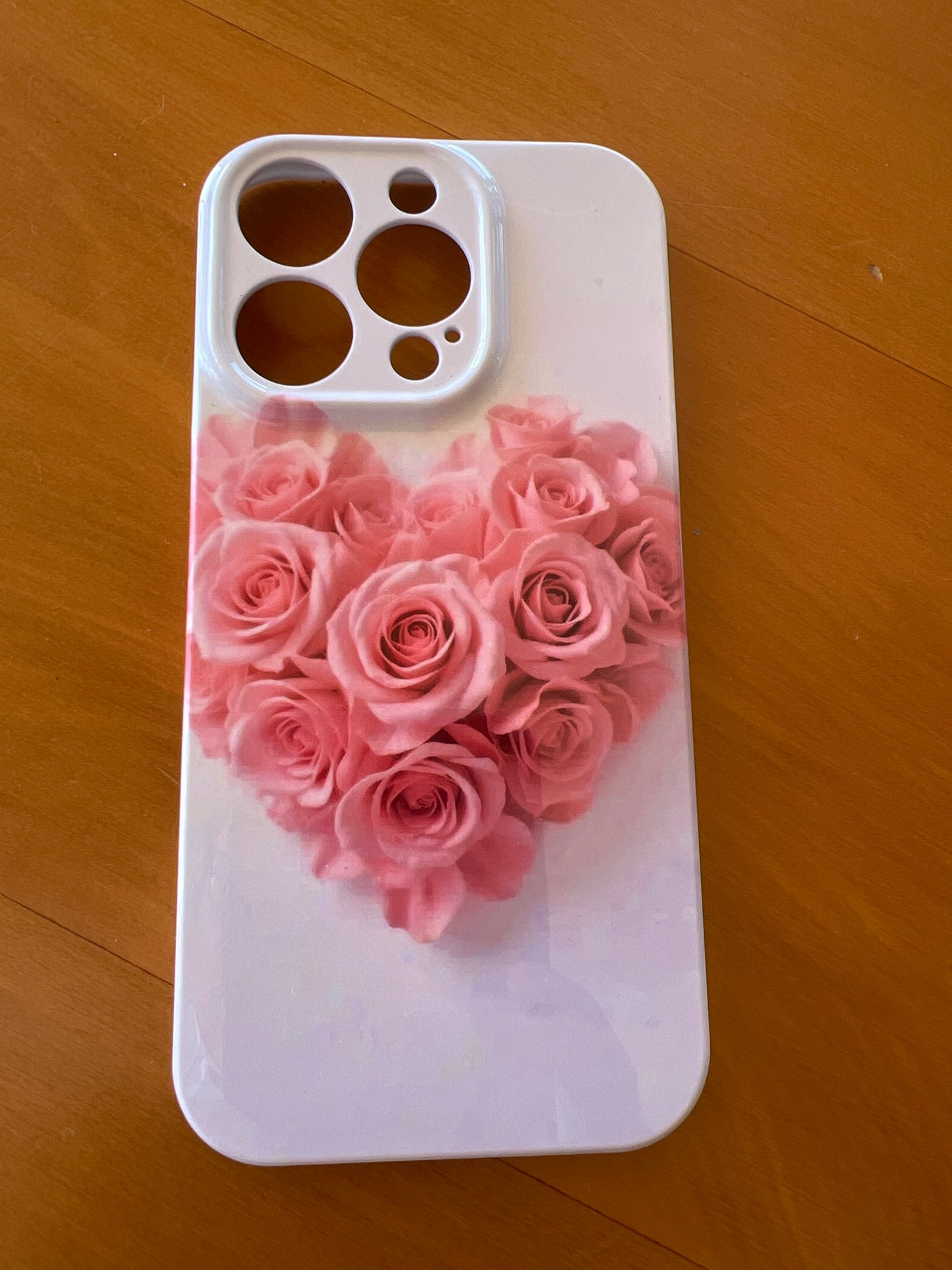 Pink Rose Heart | Phone Cover