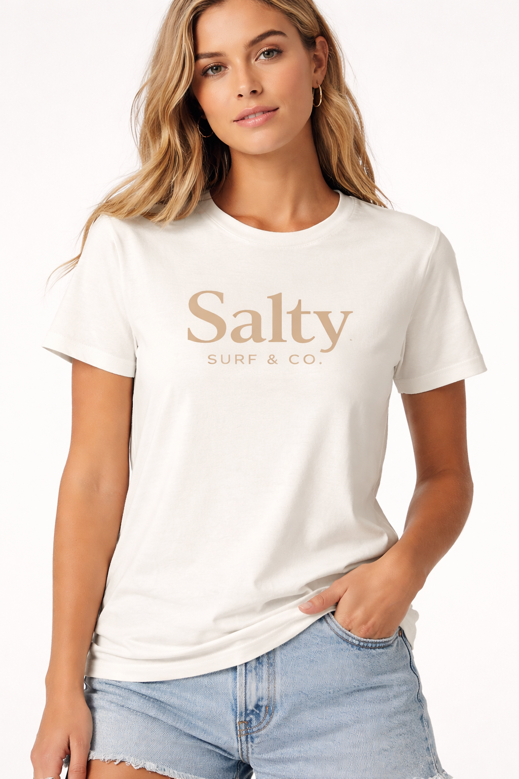 Salty Surf Classic Design Tee
