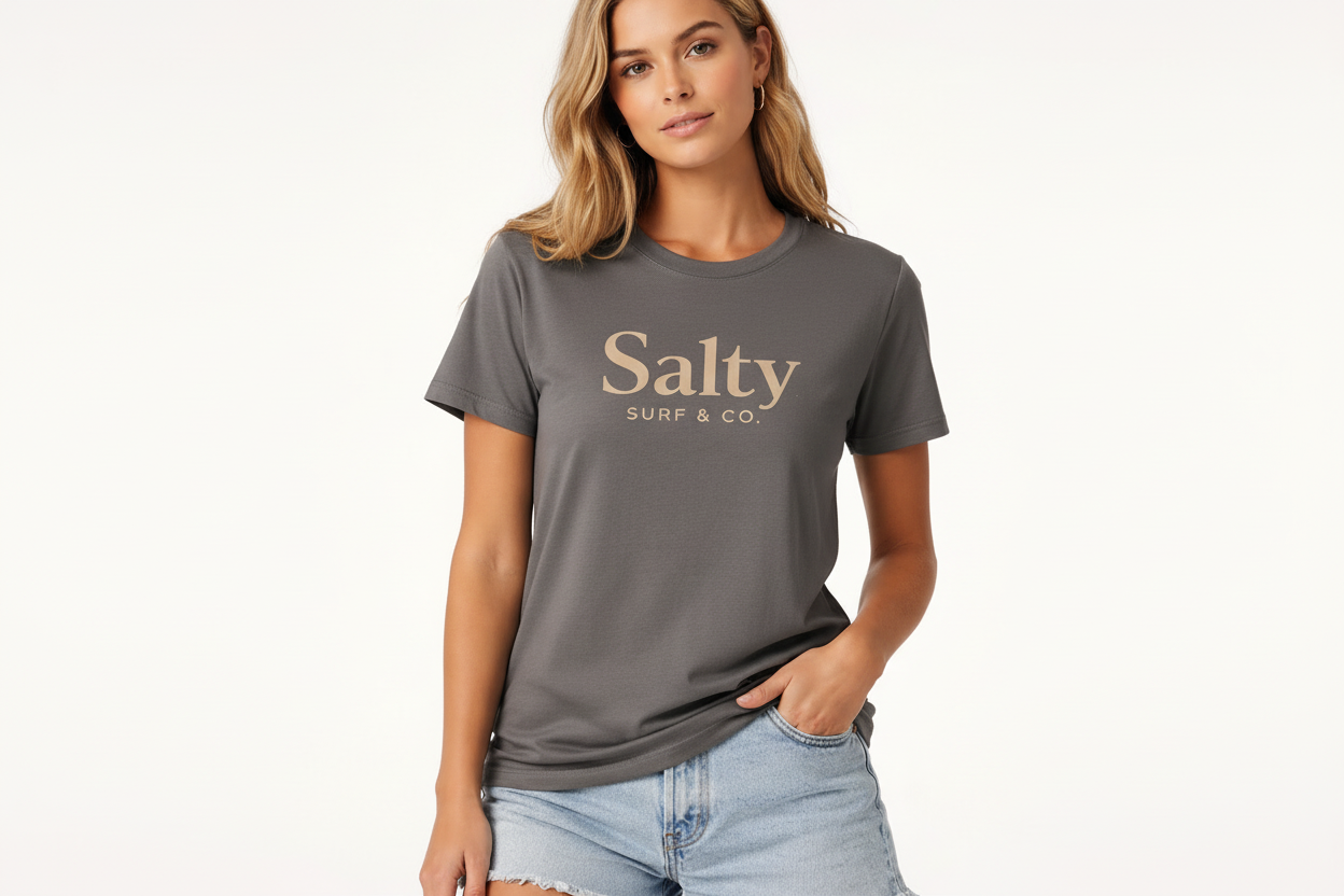 Salty Surf Classic Design Tee