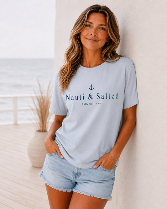 Nauti & Salted Anchor Women’s Tee