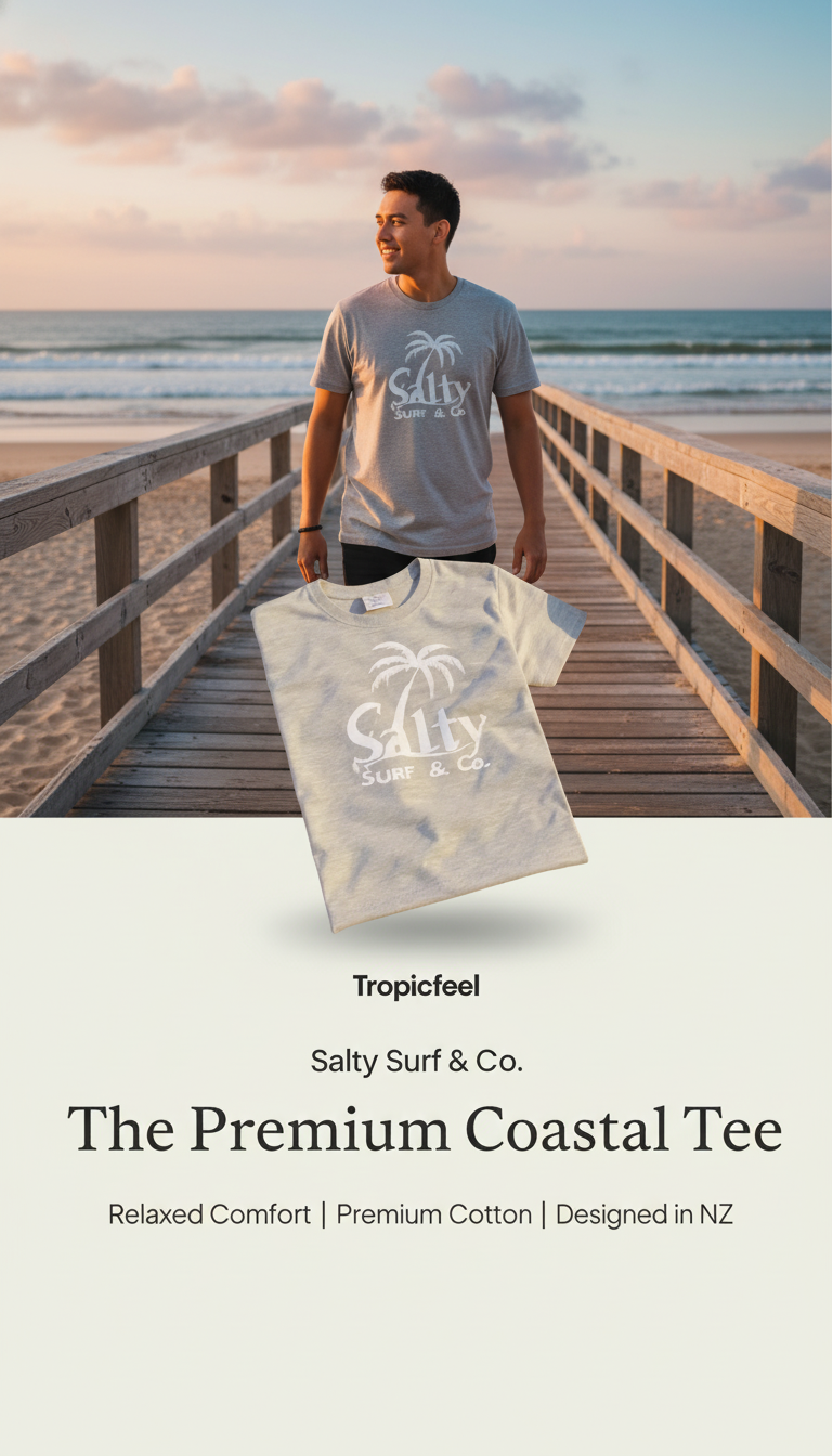 Men’s Premium Tee | Salty Surf & Co.